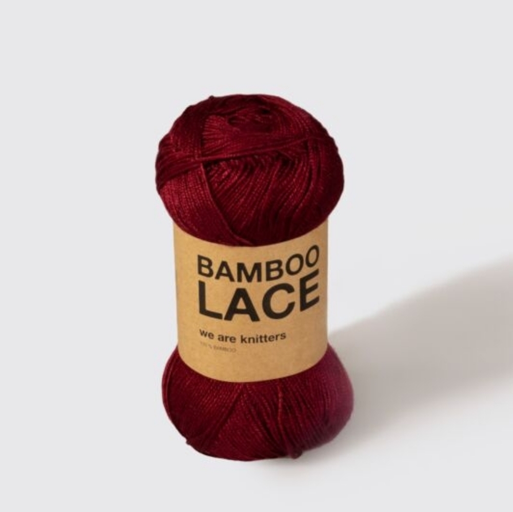We Are Knitters Bamboo Lace Burgundy